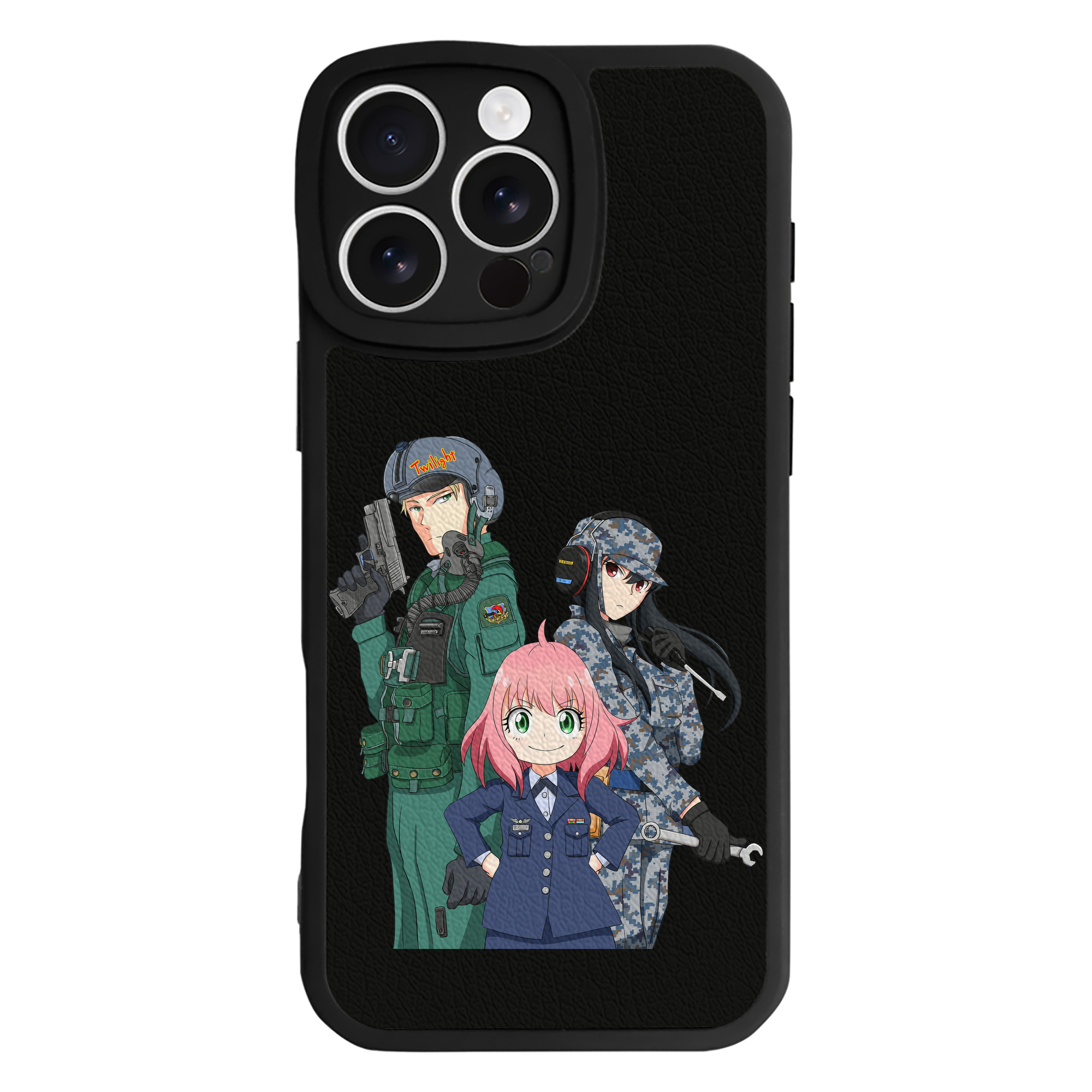 （画像用） SPY×FAMILY间谍家家酒 【iPhone 16シリーズ対応】シリコンスマホケース（レザー調） 材質：シリコン